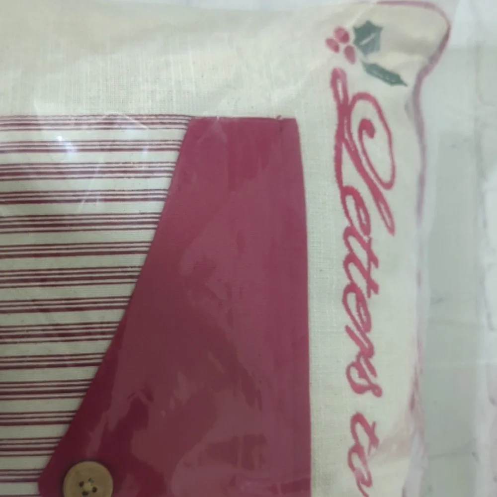 New Letters to Santa Pillow in Sealed Package 18.5
